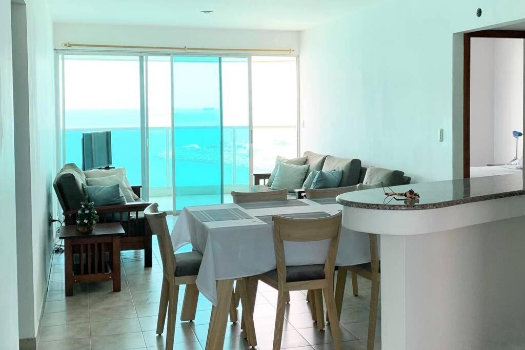 Dpto. Privado Frente Al Mar Con Vista Espectacular Apartment Salinas  Exterior photo